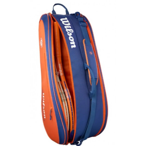 Теннисная сумка Wilson Team RG 6PK Clay/Navy (2026) — стиль и функциональность для ежедневных тренировок