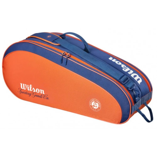 Теннисная сумка Wilson Team RG 6PK Clay/Navy (2026) — стиль и функциональность для ежедневных тренировок
