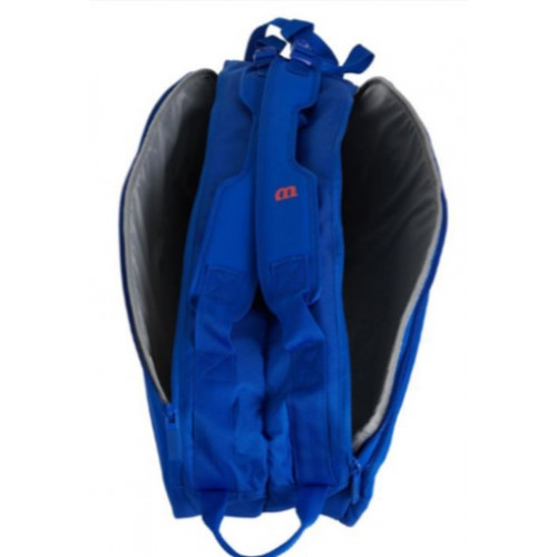 Теннисная сумка Wilson Ultra v5 Tour 6 Bright Blue — компактный комфорт для ежедневных тренировок 