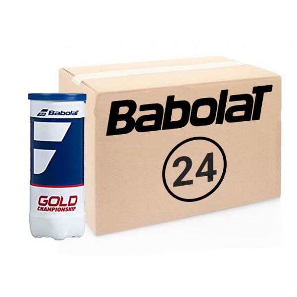 Теннисные мячи Babolat Championship Gold коробка 72 мяча (24 по 3)