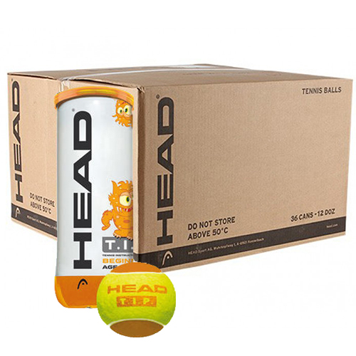 Детские теннисные мячи Head T.I.P Orange 72 мяча