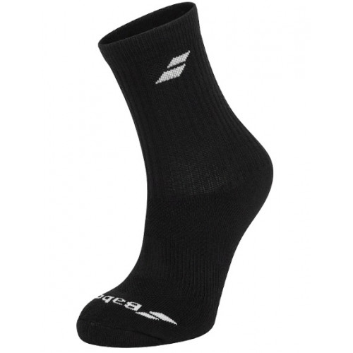 Носки теннисные Babolat Socks Unisex Black 3 пары 