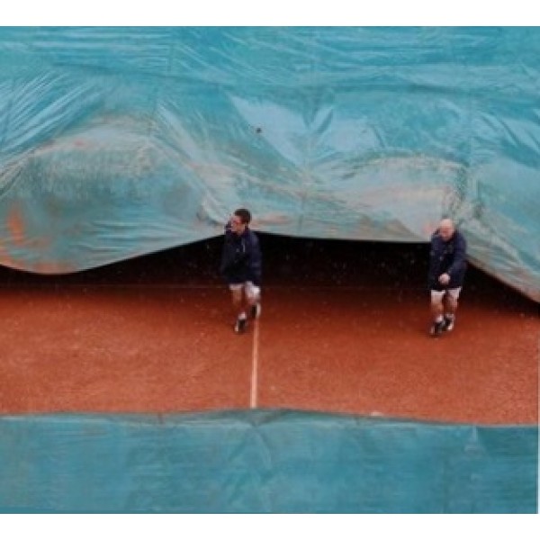 Защитное покрытие от дождя для теннисного корта