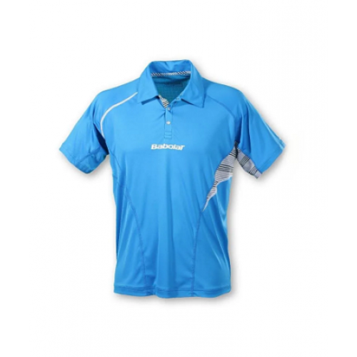 Мужское поло Babolat Performance (Blue) для большого тенниса
