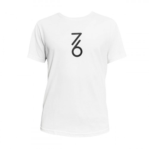 Мужская футболка 7/6 Base Logo (White) для большого тенниса