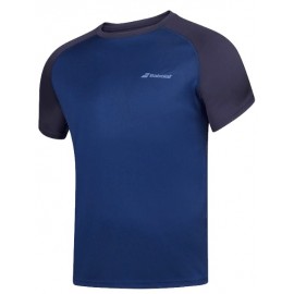 Мужская футболка Babolat Play Crew Neck (Dark Blue) для большого тенниса