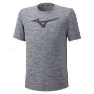 Мужская футболка Mizuno Core Graphic RB Tee (Grey) для большого тенниса