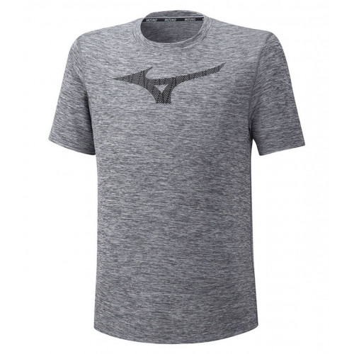 Мужская футболка Mizuno Core Graphic RB Tee (Grey) для большого тенниса