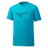 Мужская футболка Mizuno Heritage RB Tee (Blue) для большого тенниса