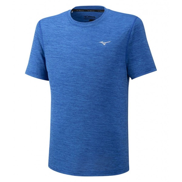 Мужская футболка Mizuno Impulse Core Tee (Blue) для большого тенниса