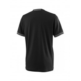 Футболка детская Wilson Team Solid Crew (Black) для большого тенниса