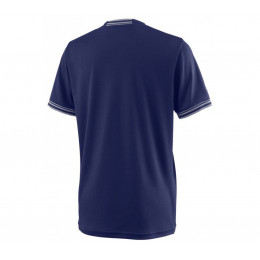 Футболка детская Wilson Team Solid Crew (Blue) для большого тенниса