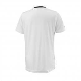 Футболка детская Wilson Team Striped Crew (Black/White) для большого тенниса