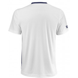 Футболка детская Wilson Team Striped Crew (Blue/White) для большого тенниса