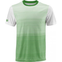 Футболка детская Wilson Team Striped Crew (Toucan/White) для большого тенниса
