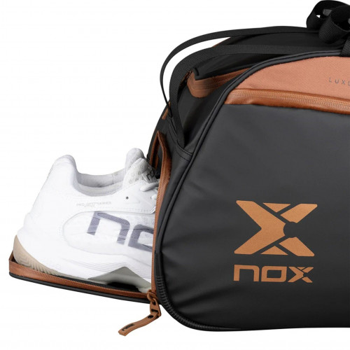 Сумка для падел ракеток Nox Luxury Open Series Black/Brown