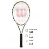 Теннисная ракетка Wilson Clash 100L V2 BRITTO HEARTS