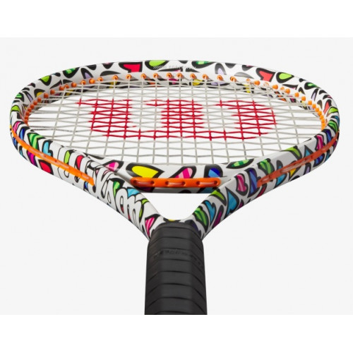Теннисная ракетка Wilson Clash 100L V2 BRITTO HEARTS