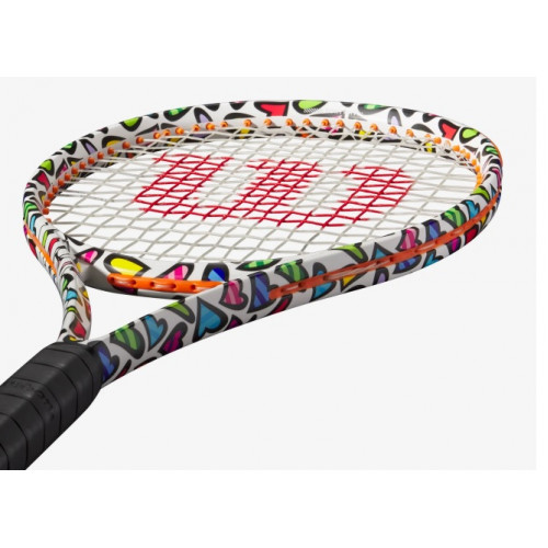 Теннисная ракетка Wilson Clash 100L V2 BRITTO HEARTS