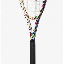 Теннисная ракетка Wilson Clash 100L V2 BRITTO HEARTS