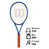 Теннисная ракетка Wilson Clash 100 V2.0 Roland Garros 2022 (295 гр.) 