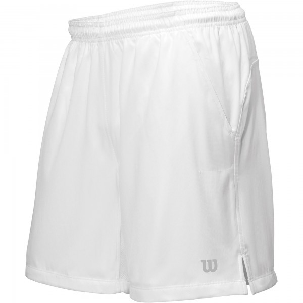 Мужские шорты Wilson Rush 9 Woven (White) для большого тенниса