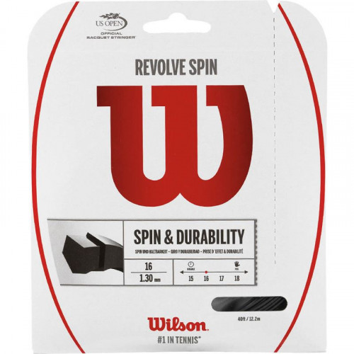 Теннисная струна Wilson Revolve Spin 1,25 Black