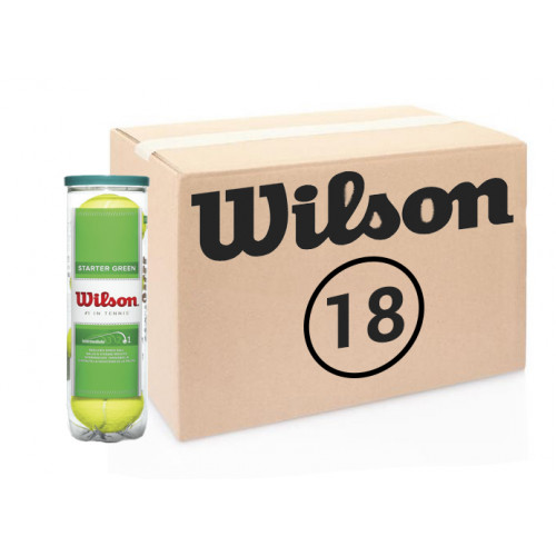 Детские теннисные мячи Wilson Strater Green 72 мяча