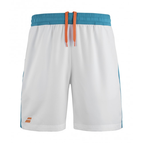 Мужские шорты Babolat Play (White/Blue) для большого тенниса