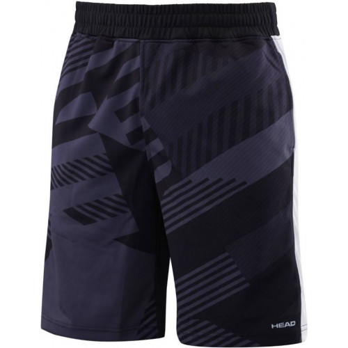 Шорты детские Head Vision Clay Bermuda/Knitted (Black) для большого тенниса