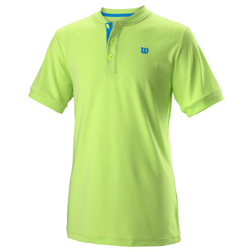 Поло детское  Wilson UWII Henley (Green) для большого тенниса