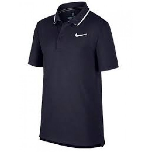 Поло детское Nike Court Dri-FIT (Obsidian) для большого тенниса