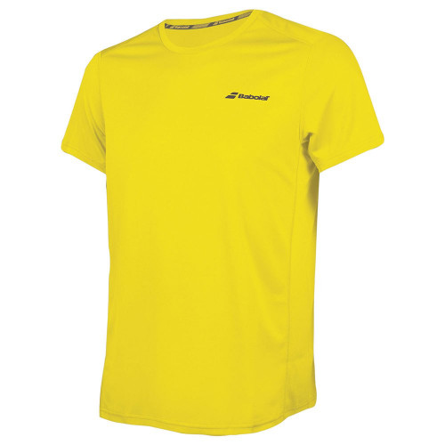 Футболка детская Babolat Core Flag Club (Yellow) для большого тенниса