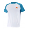 Футболка детская Babolat Play Crew Neck (White/Blue) для большого тенниса