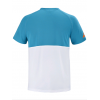 Футболка детская Babolat Play Crew Neck (White/Blue) для большого тенниса