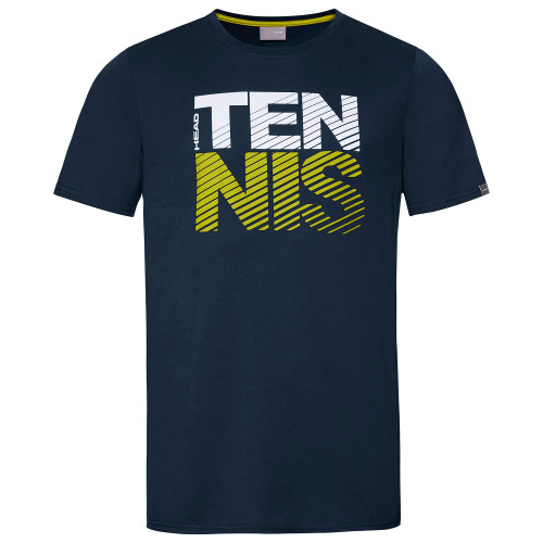 Футболка детская Head Club Chris Junior (Dark Blue) для большого тенниса