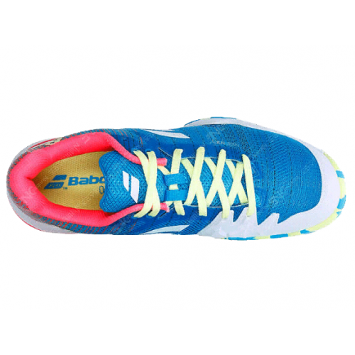Теннисные кроссовки женские Babolat Jet Mach II All Court (Blue/Pink)
