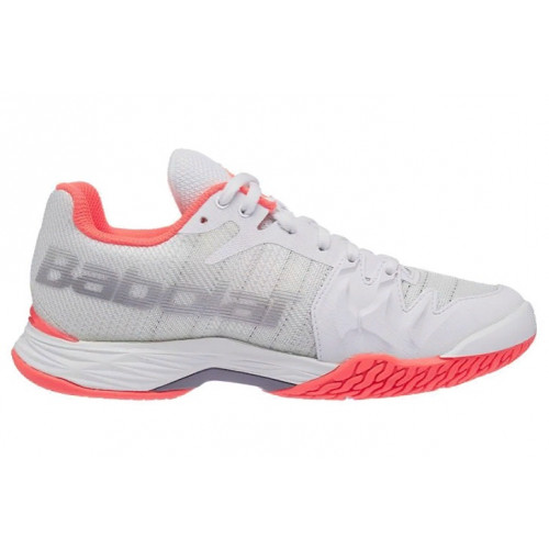 Теннисные кроссовки женские Babolat Jet Mach II All Court (White/Pink/Silver)