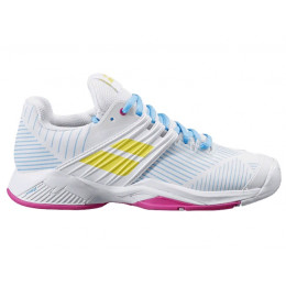 Теннисные кроссовки женские Babolat Propulse Fury All Court (White/Pink)