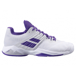 Теннисные кроссовки женские Babolat Propulse Fury All Court(White/Purple)