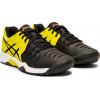 Детские теннисные кроссовки Asics Gel-Resolution 7 GS (Black/Sour Yuzu) 