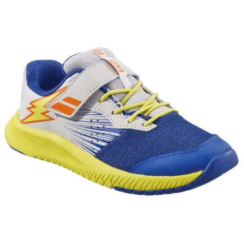 Детские теннисные кроссовки Babolat Pulsion All Court Kid (Blue/Yellow)