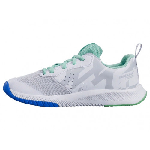 Детские теннисные кроссовки Babolat Pulsion All Court (White/Green)