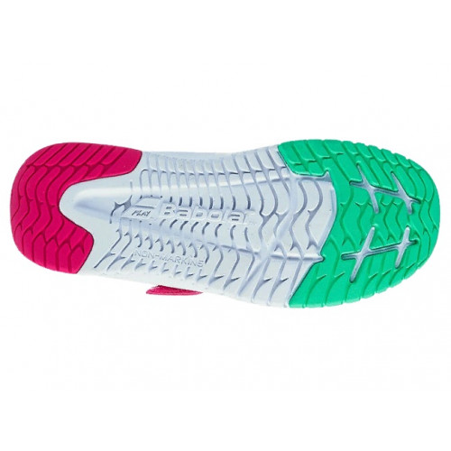 Детские теннисные кроссовки Babolat Pulsion All Court (White/Pink)