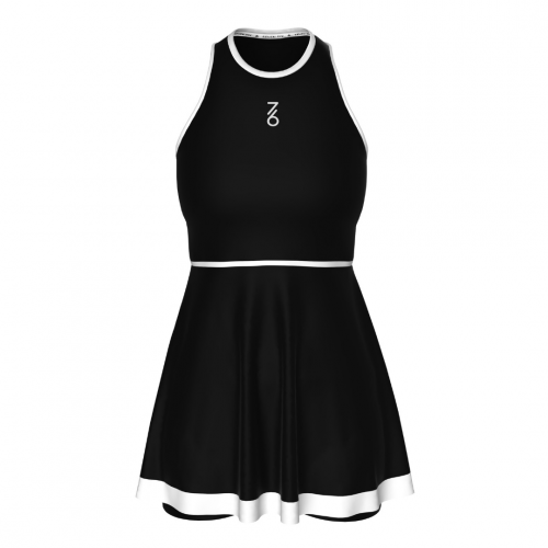 Платье 7/6 Ana Dress (Black/White) для большого тенниса  