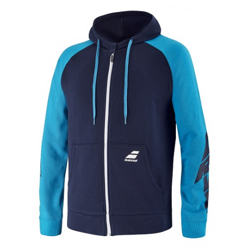 Мужское худи Babolat Drive Hood (Blue) для большого тенниса