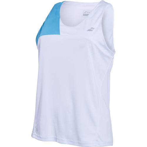 Женский топ Babolat Perf (White/Blue) для большого тенниса