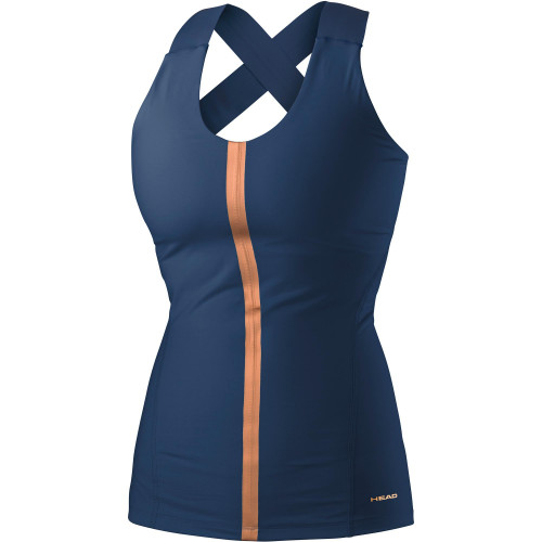 Женский топ Head Performance Tank (Dark Blue) для большого тенниса