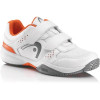 Детские кроссовки Head Lazer Velcro Junior (White/Orange) для большого тенниса