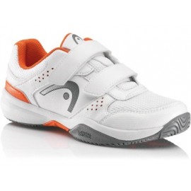 Детские кроссовки Head Lazer Velcro Junior (White/Orange) для большого тенниса